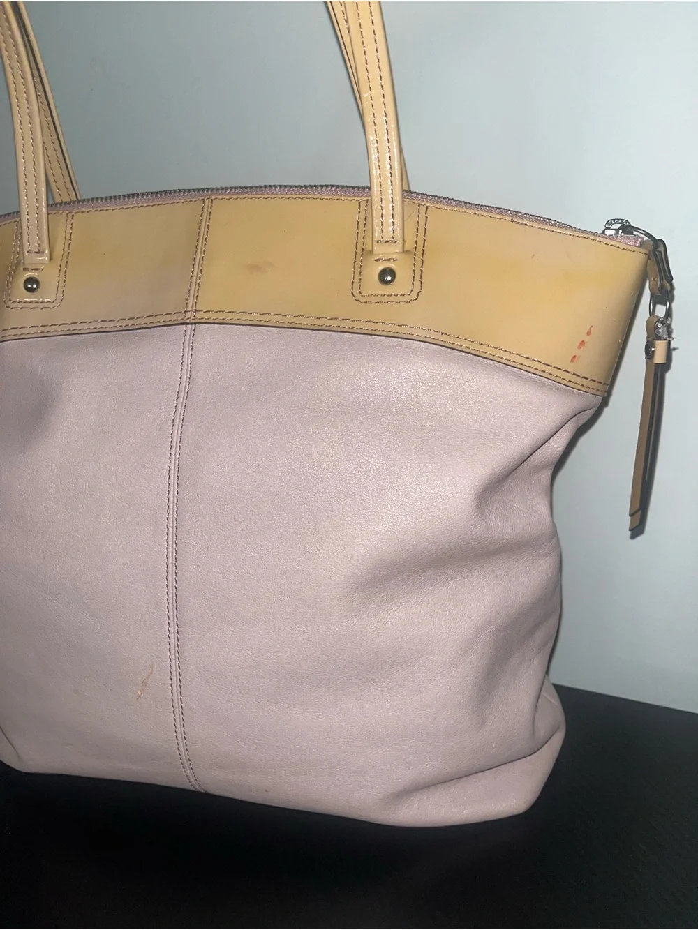 Coach Signature Laura Tote - Tattersall Interior Lining